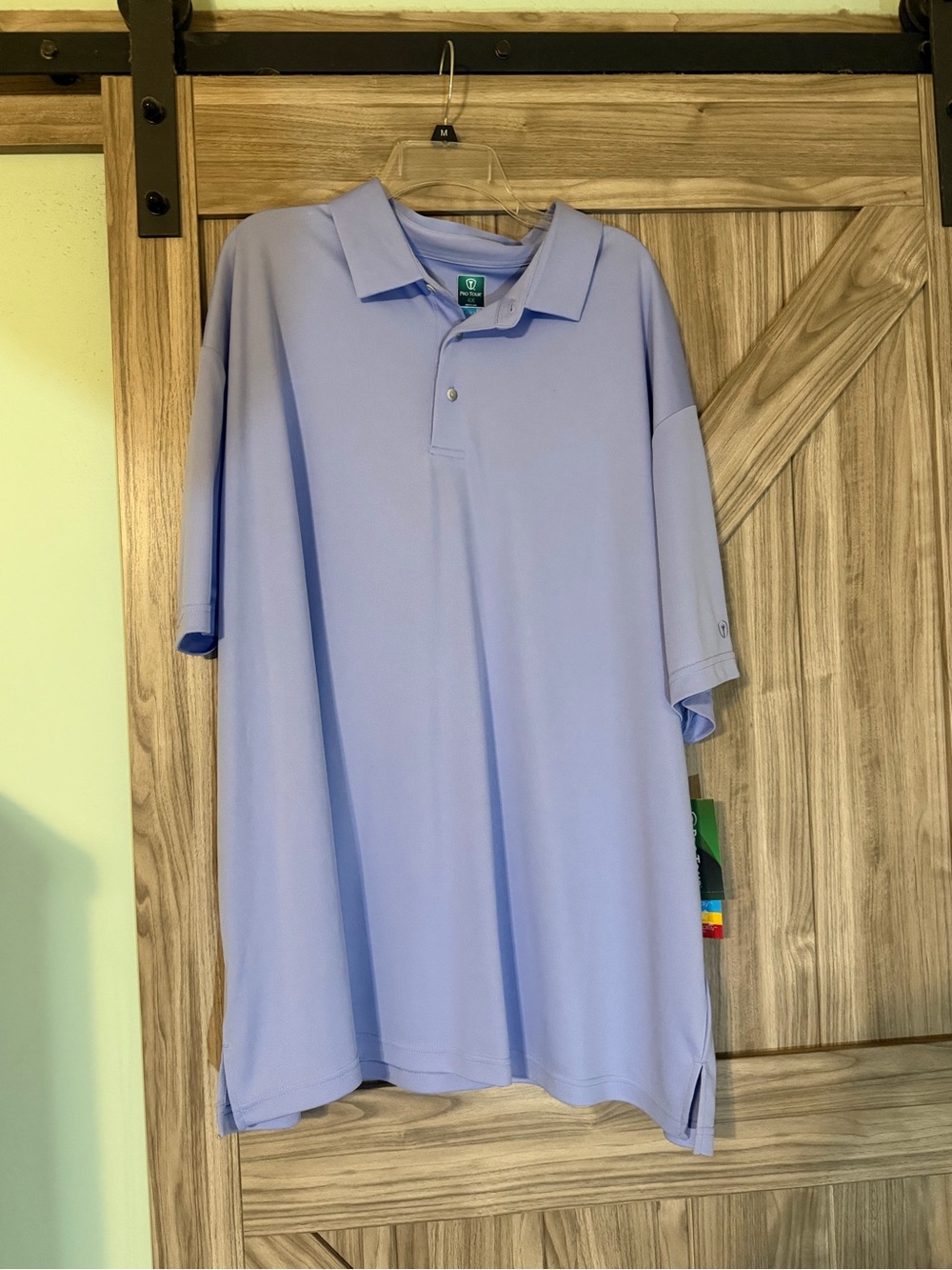 PGA Tour Light Blue Men's Polo